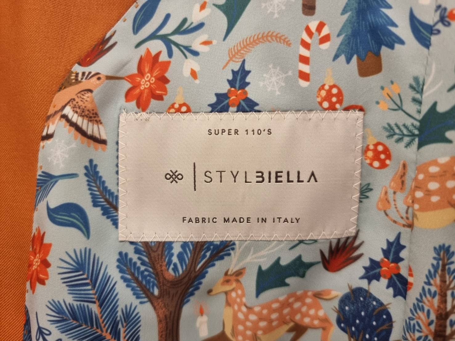 STYLBIELLA SUPER 110'S 布標與森林圖案內裏